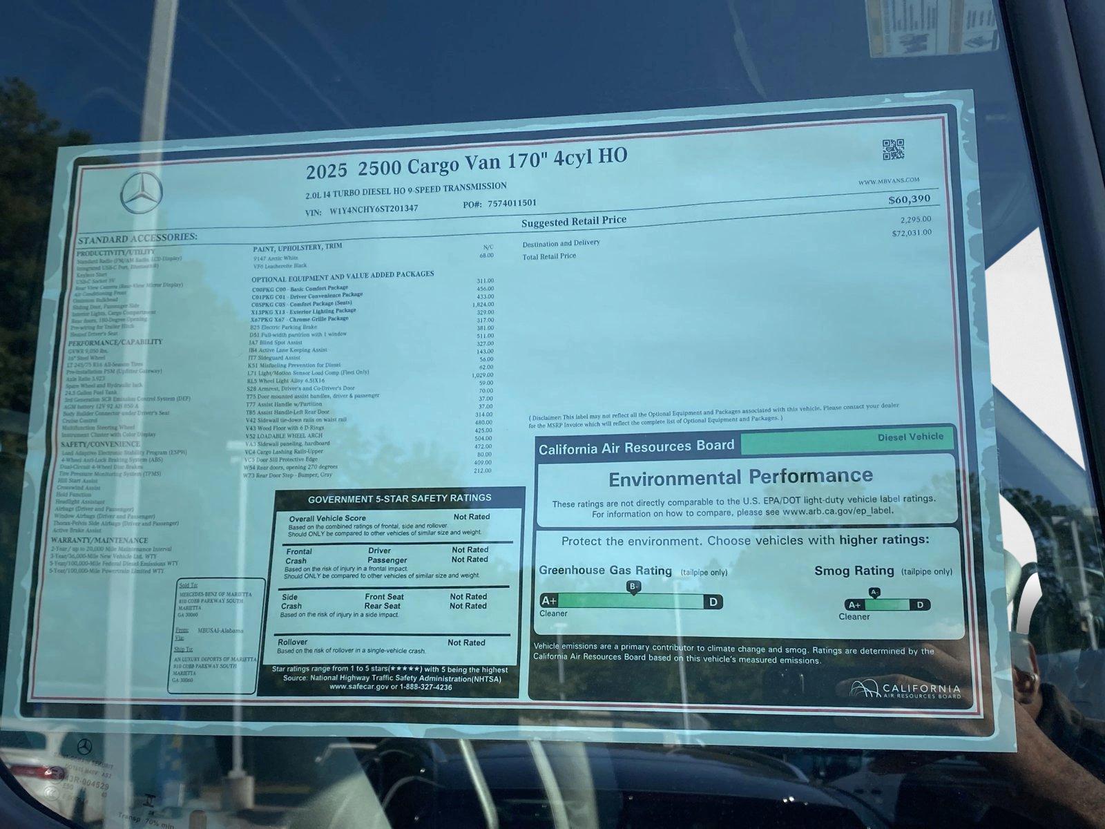 2025 Mercedes-Benz Sprinter Cargo Van Base - Photo 26