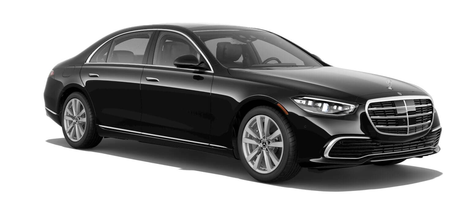 Black Mercedes-Benz S 500 4MATIC Sedan