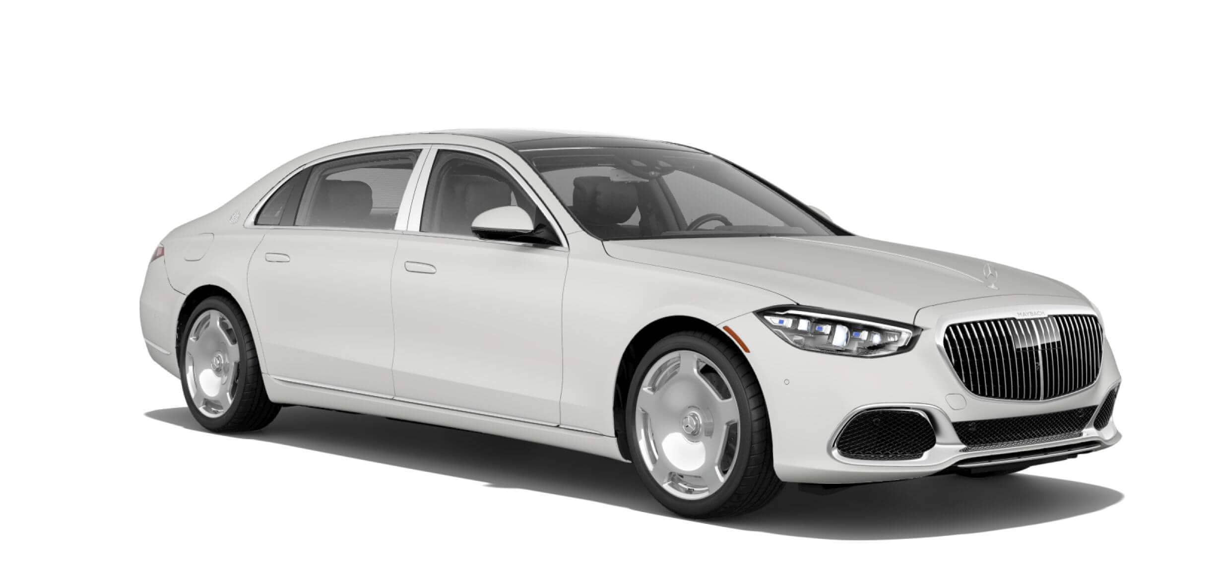 White Mercedes-Maybach S 580 4MATIC