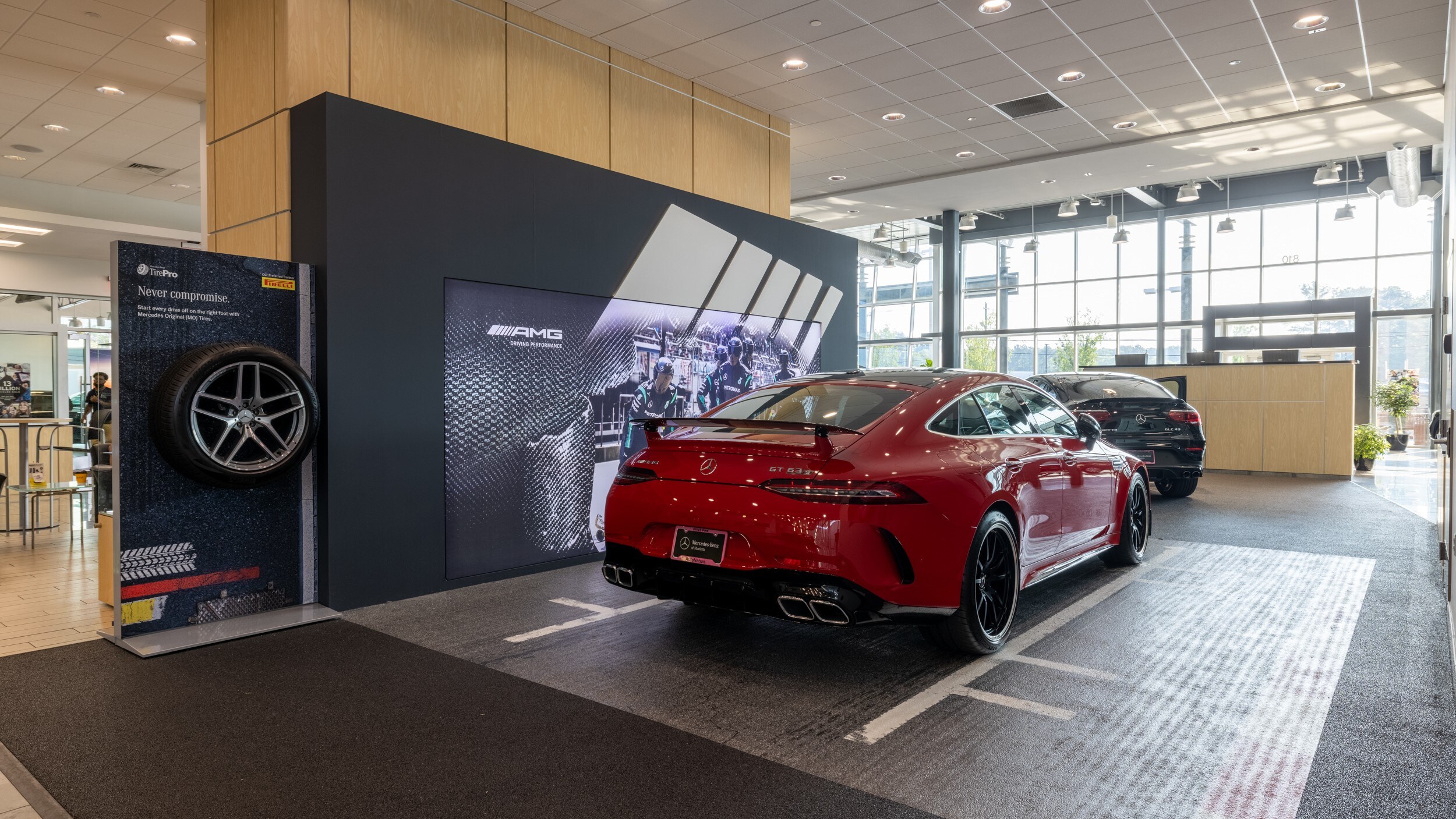 Mercedes-Benz of Marietta is here for all your Mercedes-Benz purchasing, servicing, and financing needs in Marietta, GA Interior view of Mercedes-Benz of Marietta