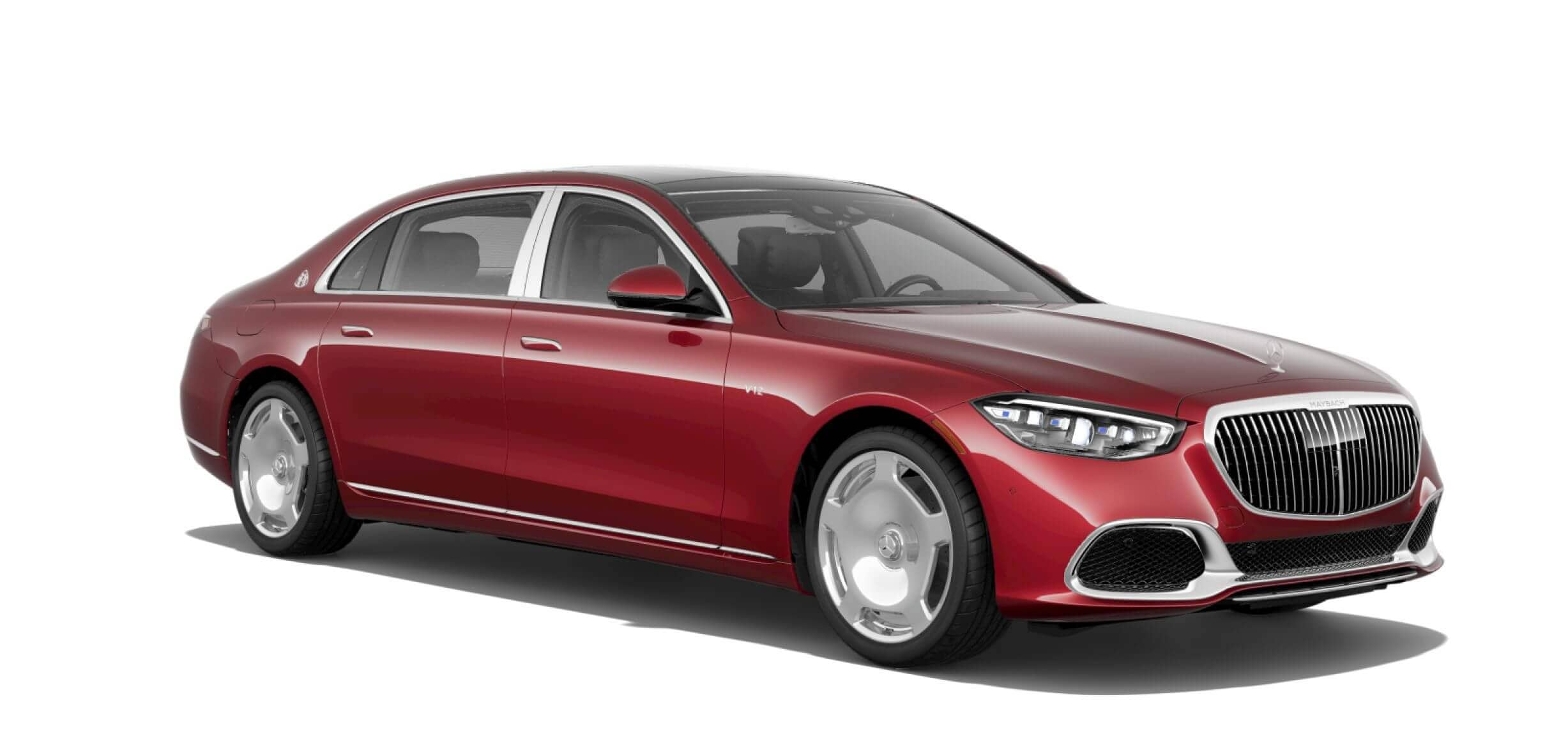 Red Mercedes-Maybach S 680 4MATIC
