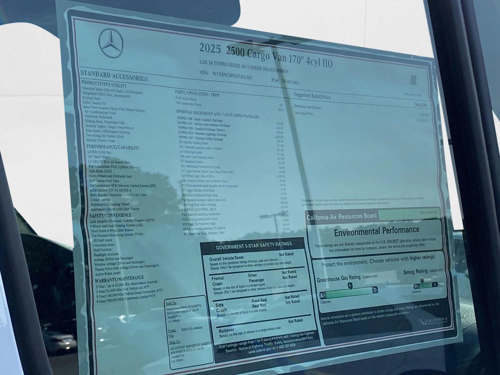 2025 Mercedes-Benz Sprinter Cargo Van Base - Photo 23