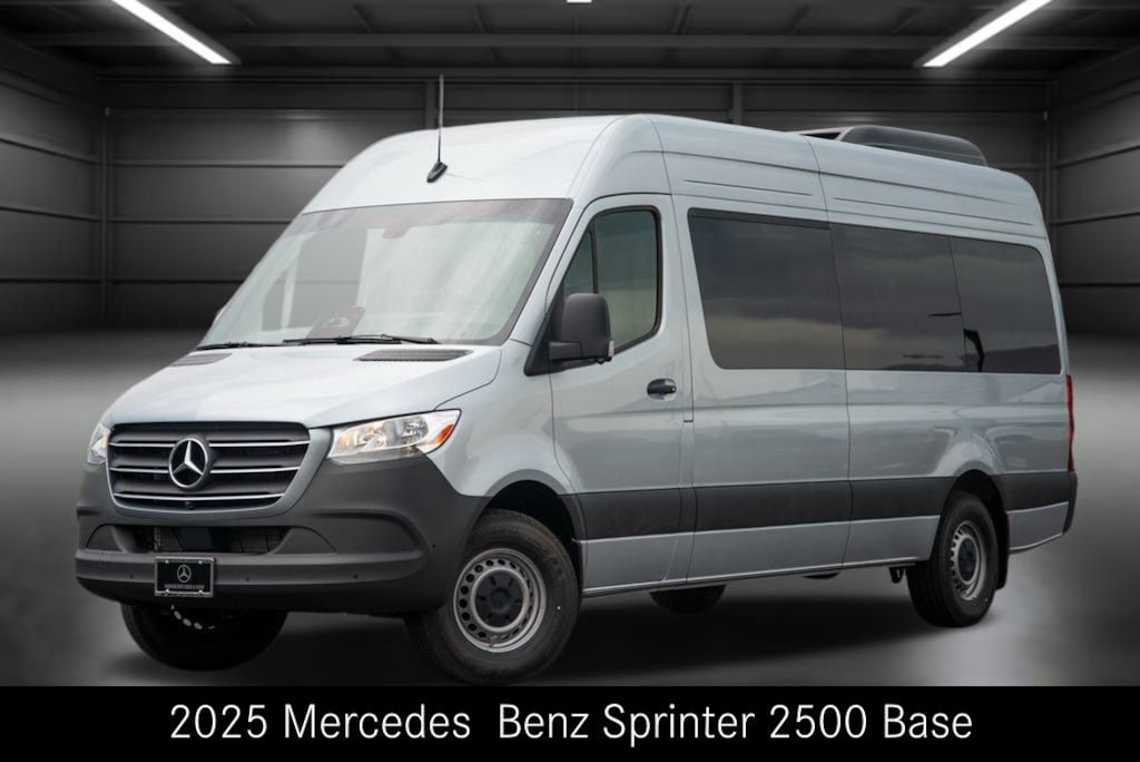 New 2025 Mercedes-Benz Sprinter 2500 High Roof 4-Cyl Diesel HO Van Passenger Van