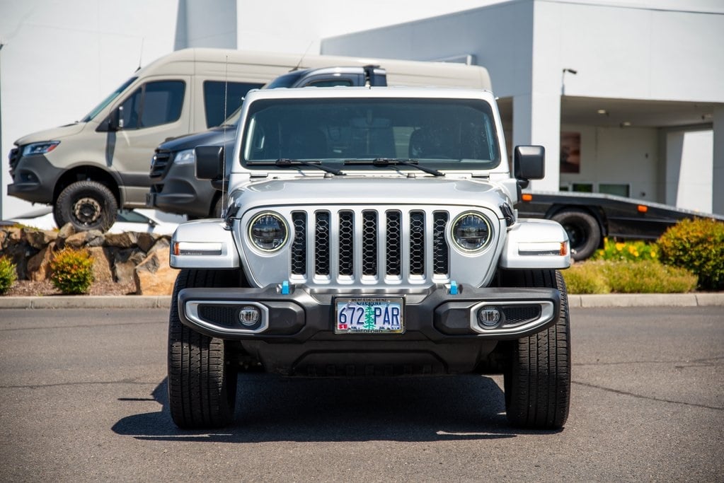 Used 2023 Jeep Wrangler 4xe Sahara 4XE with VIN 1C4JJXP69PW524341 for sale in Medford, OR