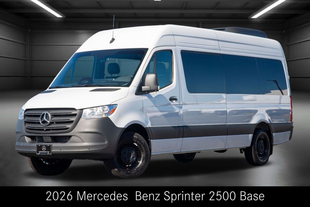 New 2026 Mercedes-Benz Sprinter 2500 High Roof 4-Cyl Diesel HO Van Passenger Van