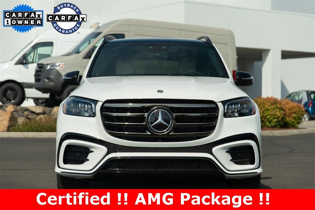 Certified 2025 Mercedes-Benz GLS Base with VIN 4JGFF5KE7SB285104 for sale in Medford, OR