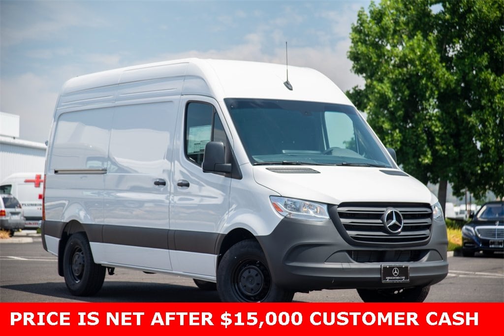 Used 2024 Mercedes-Benz Sprinter Cargo Van Base with VIN W1Y4VCHY4RT182081 for sale in Medford, OR