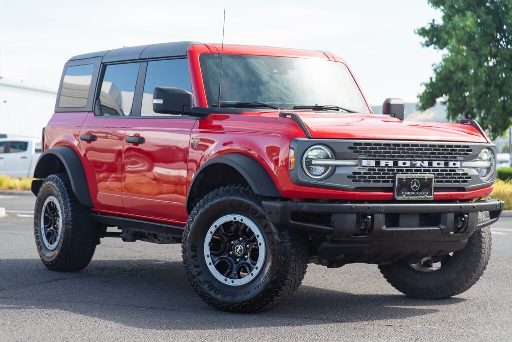 Used 2021 Ford Bronco 4-Door Badlands with VIN 1FMEE5DP5MLA66619 for sale in Medford, OR