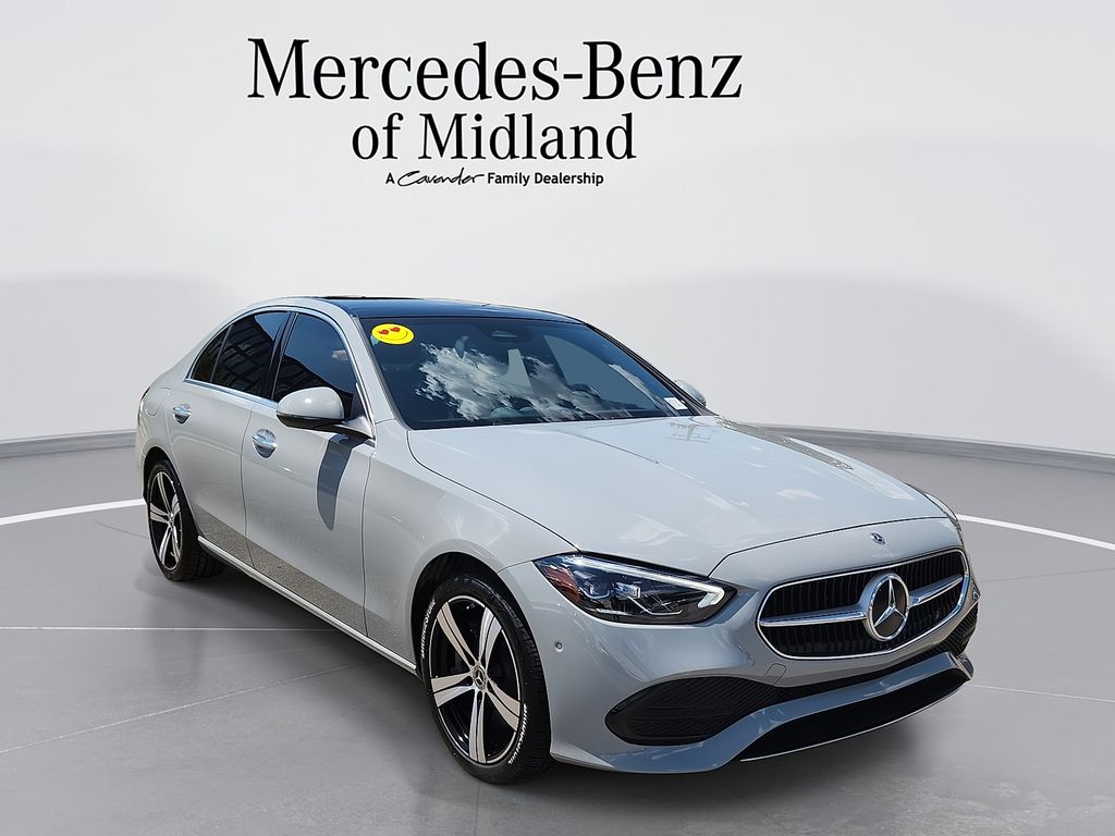 Manufaktur Alpine Gray 2025 Mercedes-Benz C-Class Sedan Rear-Wheel Drive 9-Speed Automatic