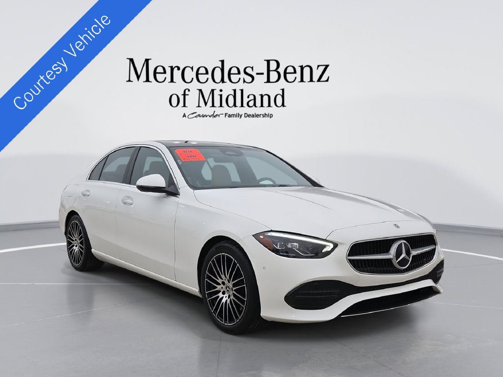 White 2026 Mercedes-Benz C-Class Sedan Rear-Wheel Drive 9-Speed Automatic