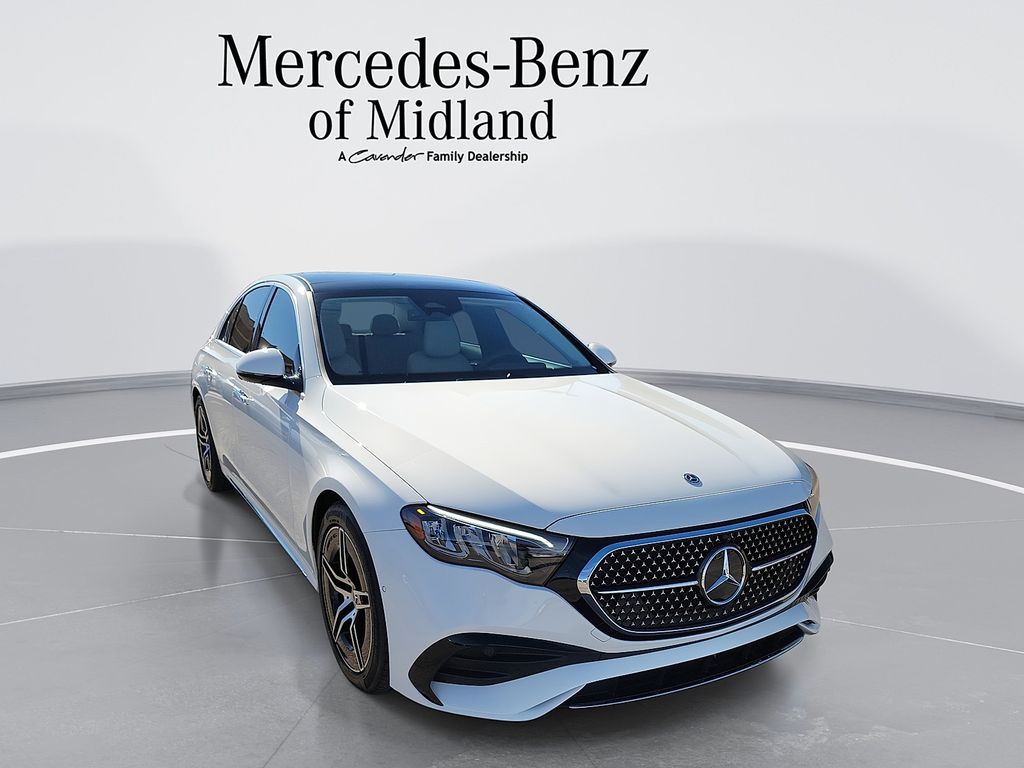 White 2026 Mercedes-Benz E-Class Sedan Rear-Wheel Drive 9-Speed Automatic