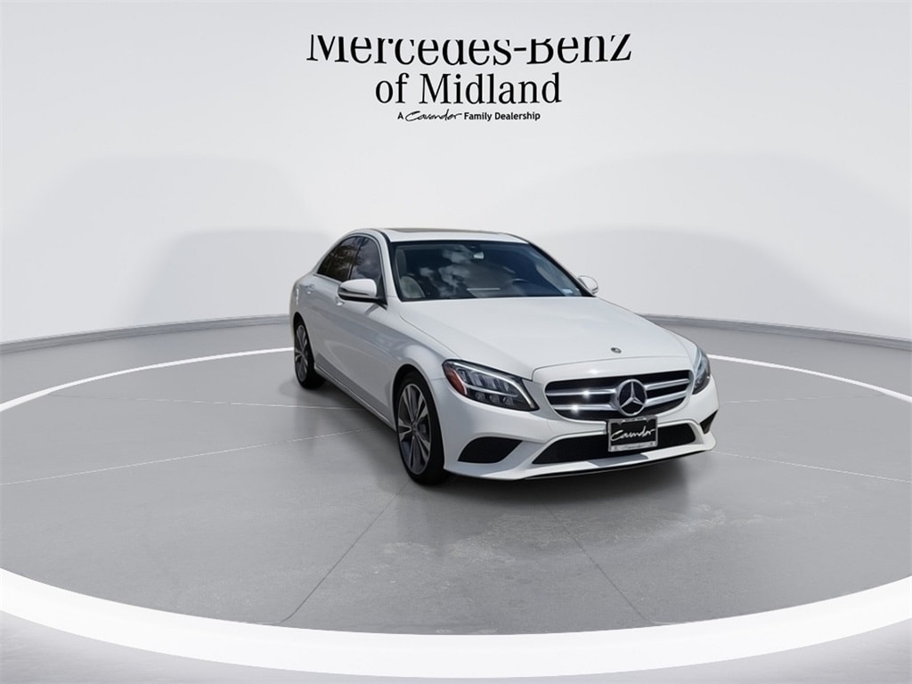 Used 2020 Mercedes-Benz C-Class Sedan C300 with VIN 55SWF8DB4LU325581 for sale in Midland, TX