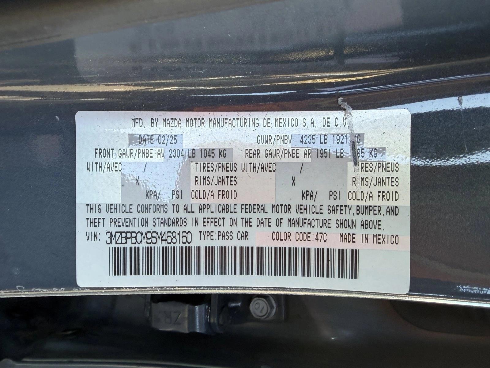 2025 MAZDA MAZDA3 - Image 19