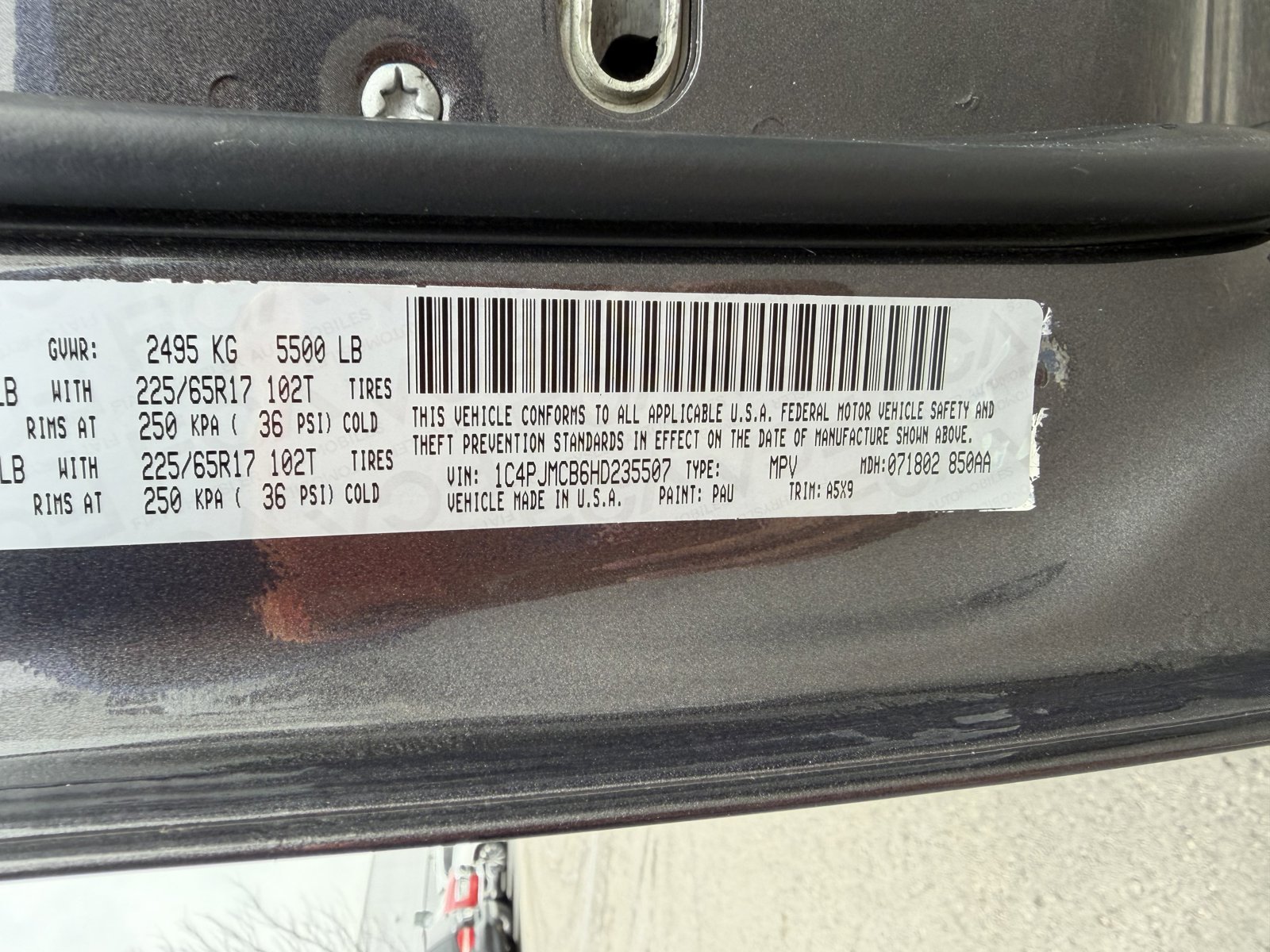 2017 JEEP CHEROKEE - Image 21