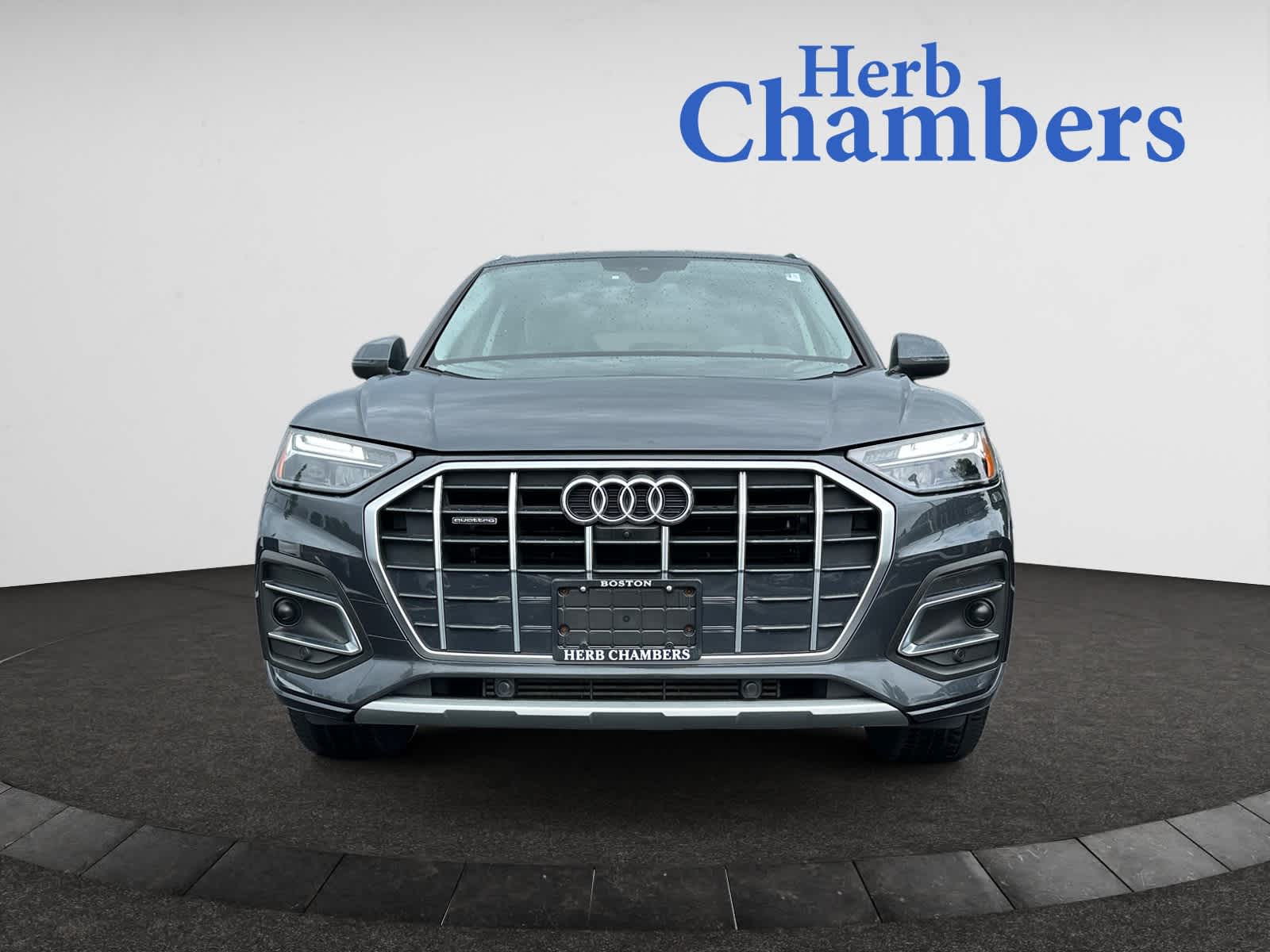 Used 2021 Audi Q5 Premium Plus with VIN WA1BAAFY0M2047669 for sale in Sudbury, MA