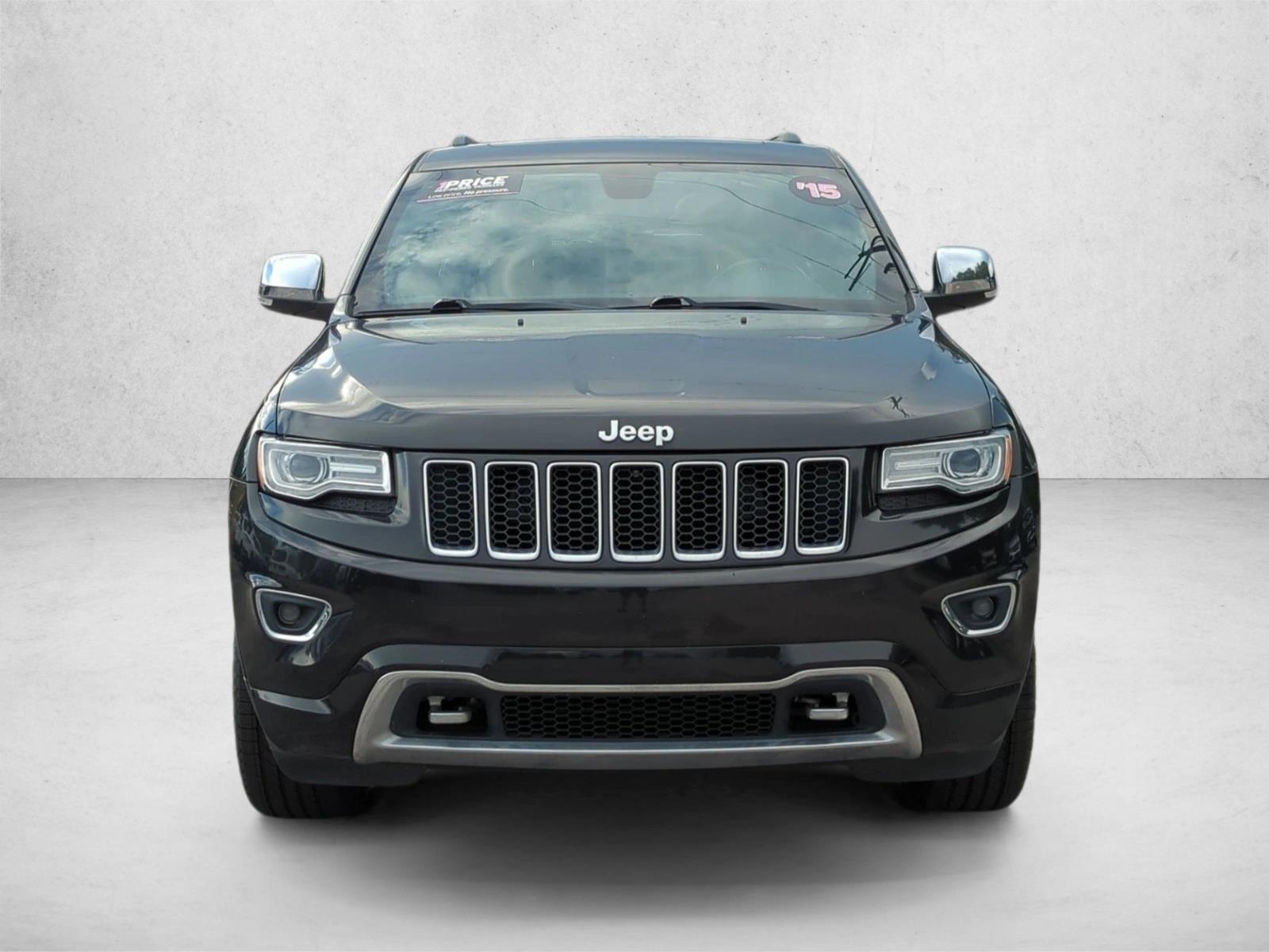 Used 2015 Jeep Grand Cherokee Overland with VIN 1C4RJECGXFC670334 for sale in Sanford, FL