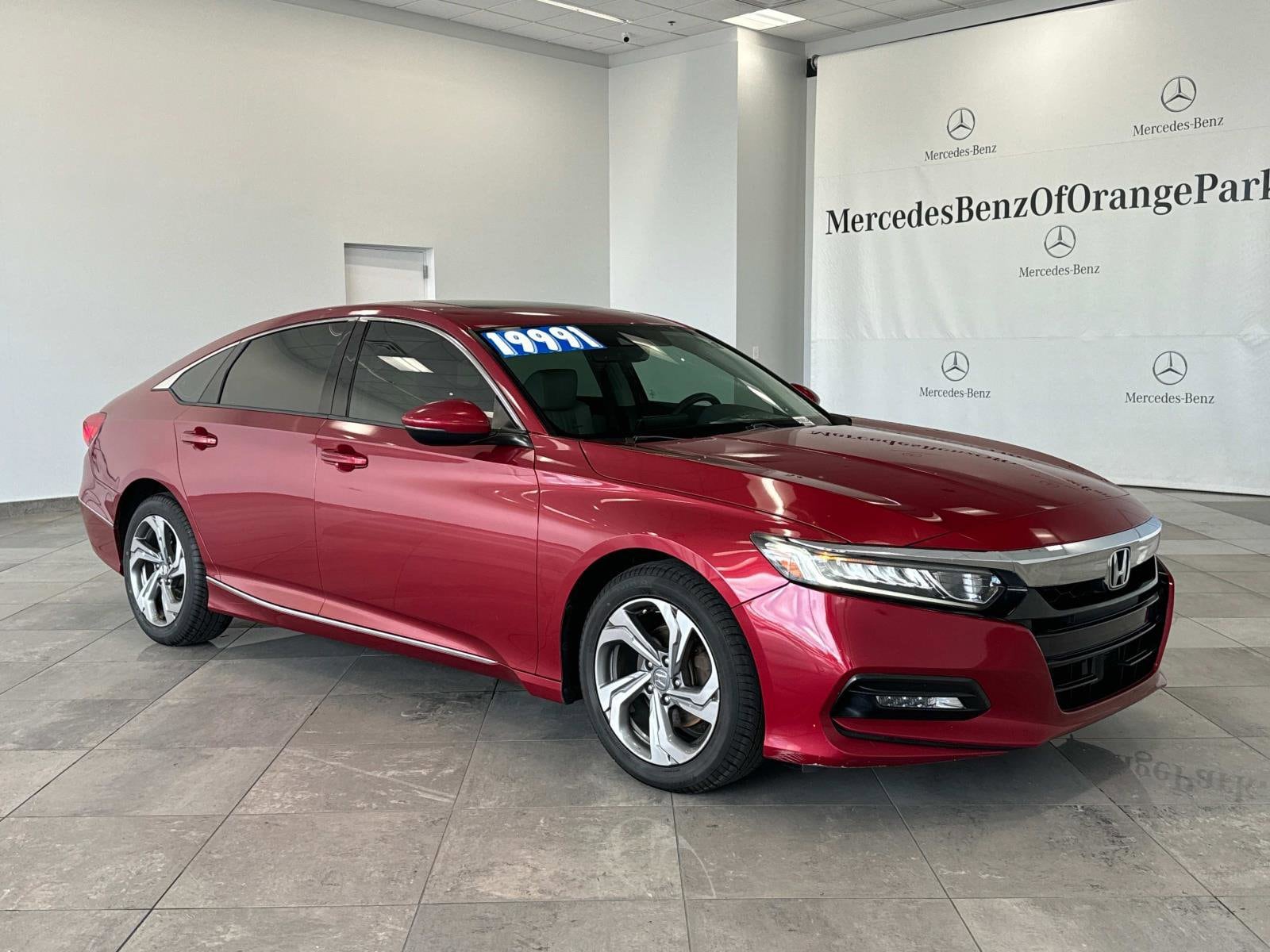 Used 2018 Honda Accord EX-L with VIN 1HGCV1F56JA003103 for sale in Jacksonville, FL