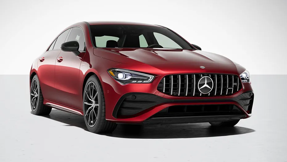 2025 Mercedes-AMG CLA Coupe Red DIsplay