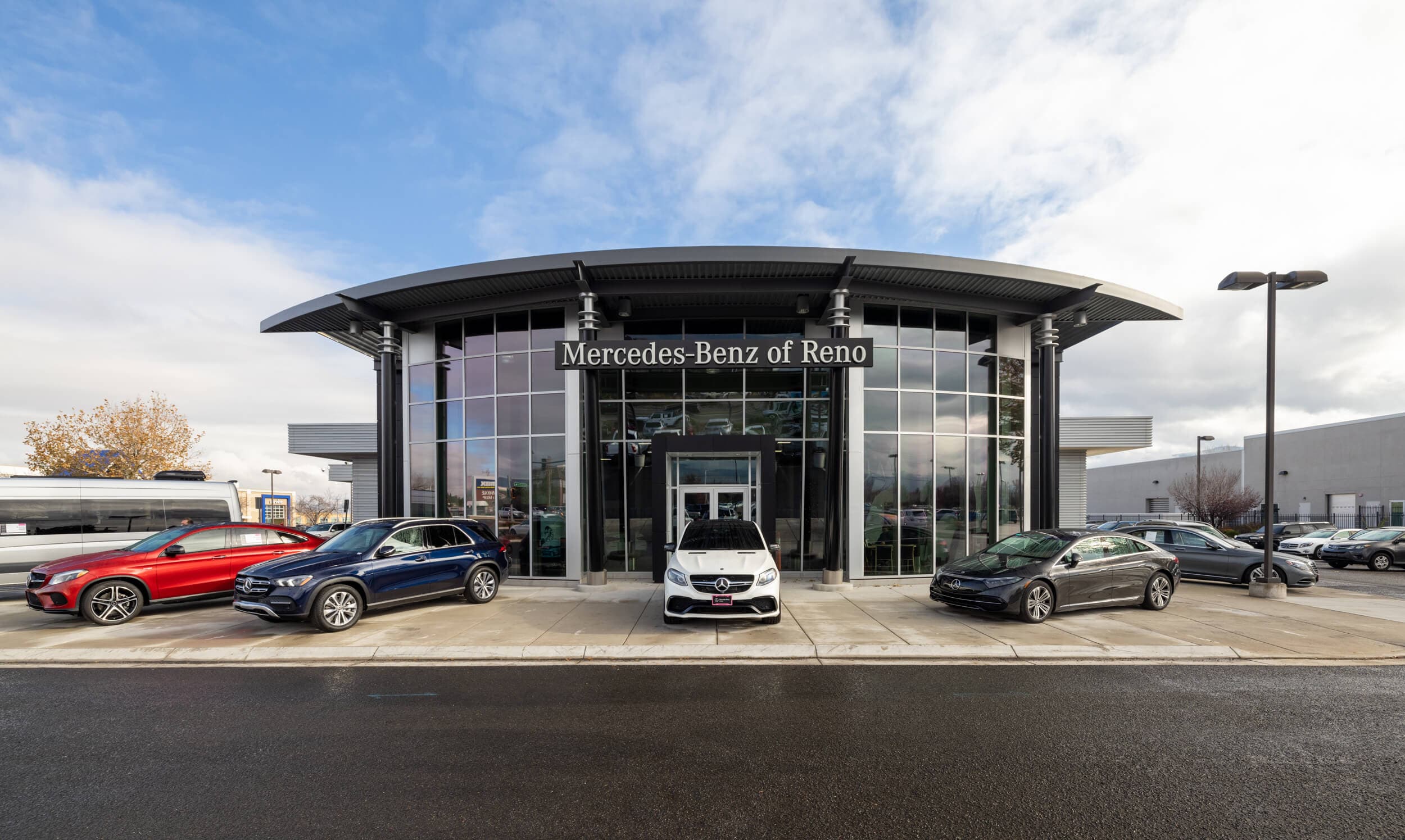 Exterior shot of Mercedes-Benz of Reno dealership