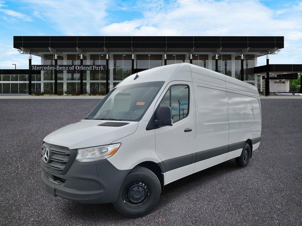 New 2025 Mercedes-Benz Sprinter Cargo Van High Roof 4-Cyl Diesel Van Cargo Van