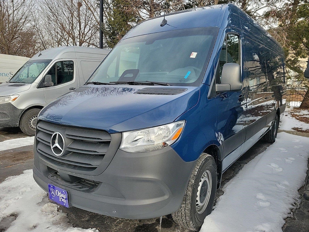 New 2025 Mercedes-Benz Sprinter Cargo Van High Roof 4-Cyl Diesel Van Extended Cargo Van