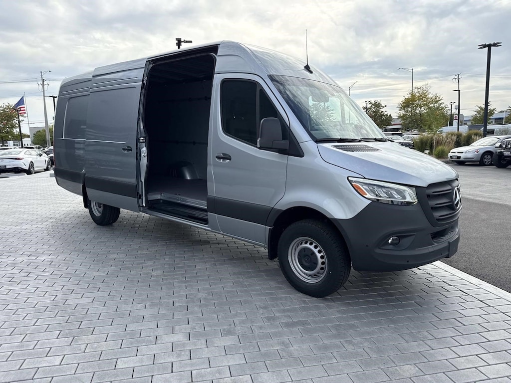 New 2025 Mercedes-Benz Sprinter Cargo Van High Roof 4-Cyl Diesel HO Van Extended Cargo Van