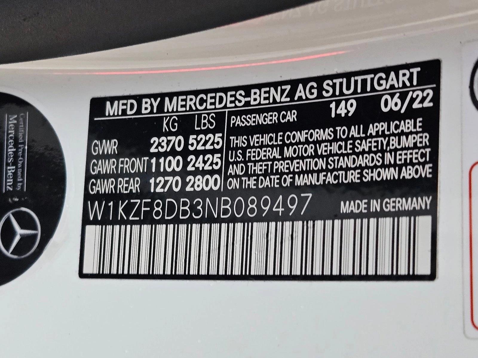 2022 Mercedes Benz E 350 Sedan photo 5