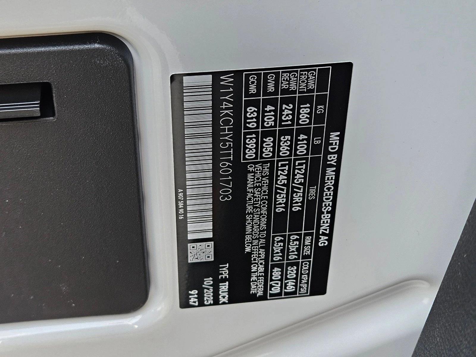 2026 Mercedes-Benz Sprinter Cargo Van Base - Photo 16