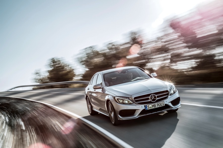 2015 Mercedes-Benz C-Class sedan silver