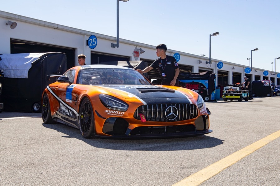 Mercedes-AMG GT race car Daytona paddock Roar Before The 24