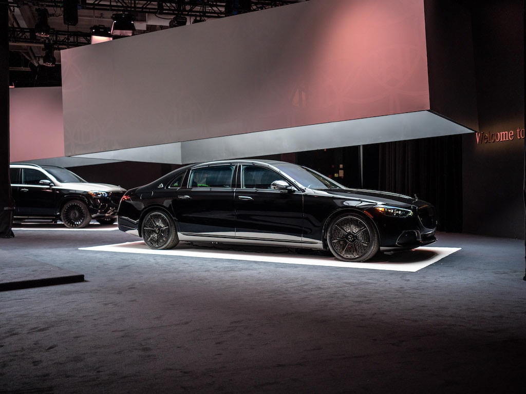 Night Series Maybach at an auto show