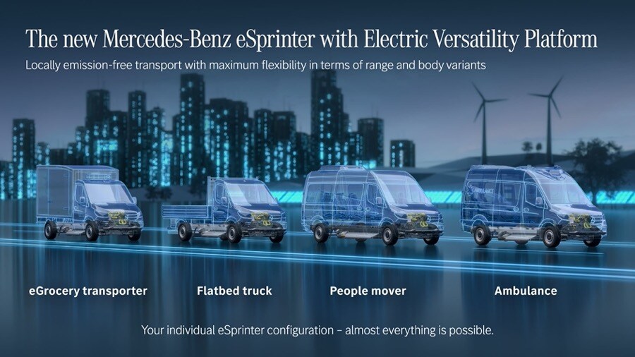 Mercedes-Benz eSprinter graphic