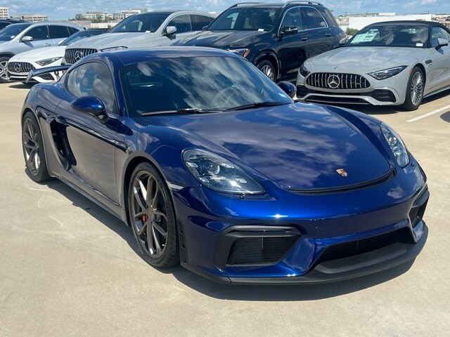 Used 2021 Porsche 718 GT4 with VIN WP0AC2A89MS289532 for sale in Plano, TX