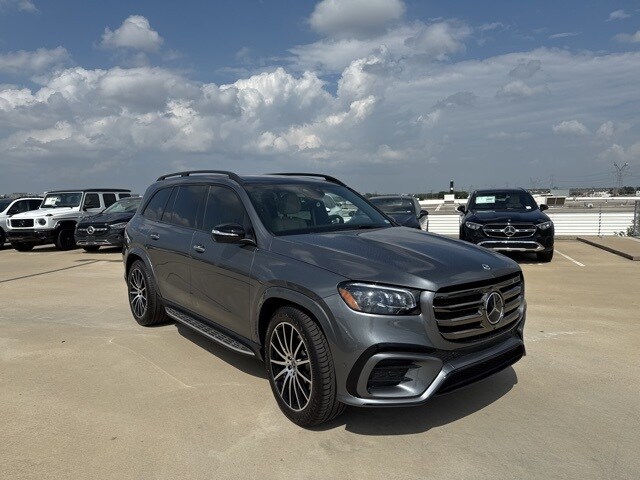 Certified 2025 Mercedes-Benz GLS Base with VIN 4JGFF5KE8SB332589 for sale in Plano, TX