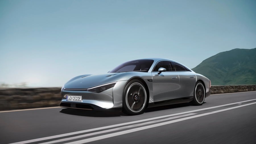 Mercedes-Benz VISION EQXX Concept silver