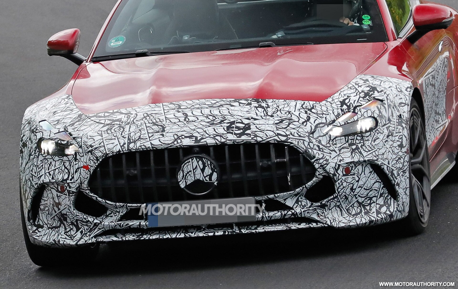 2024 AMG® GT Spy Shot Red