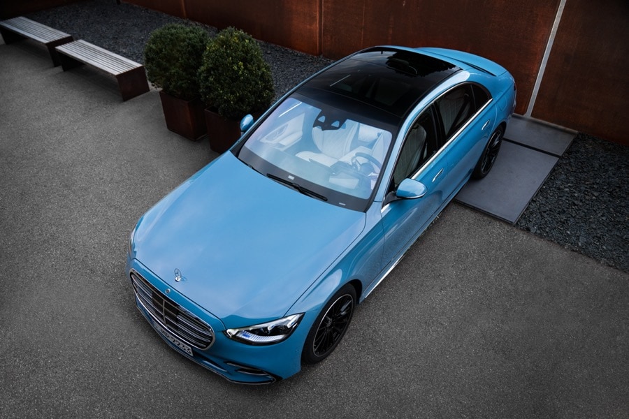 Mercedes-Benz MANUFAKTUR blue S-Class