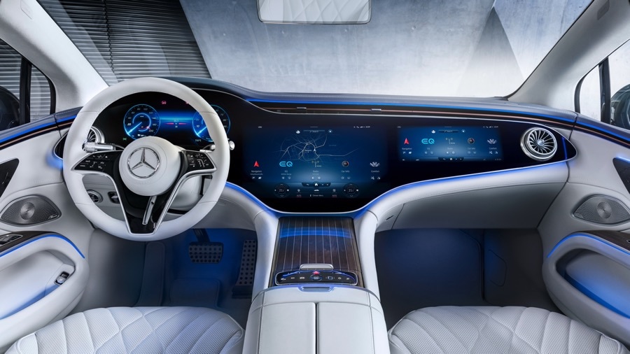 Mercedes Benz EQS Flagship EV