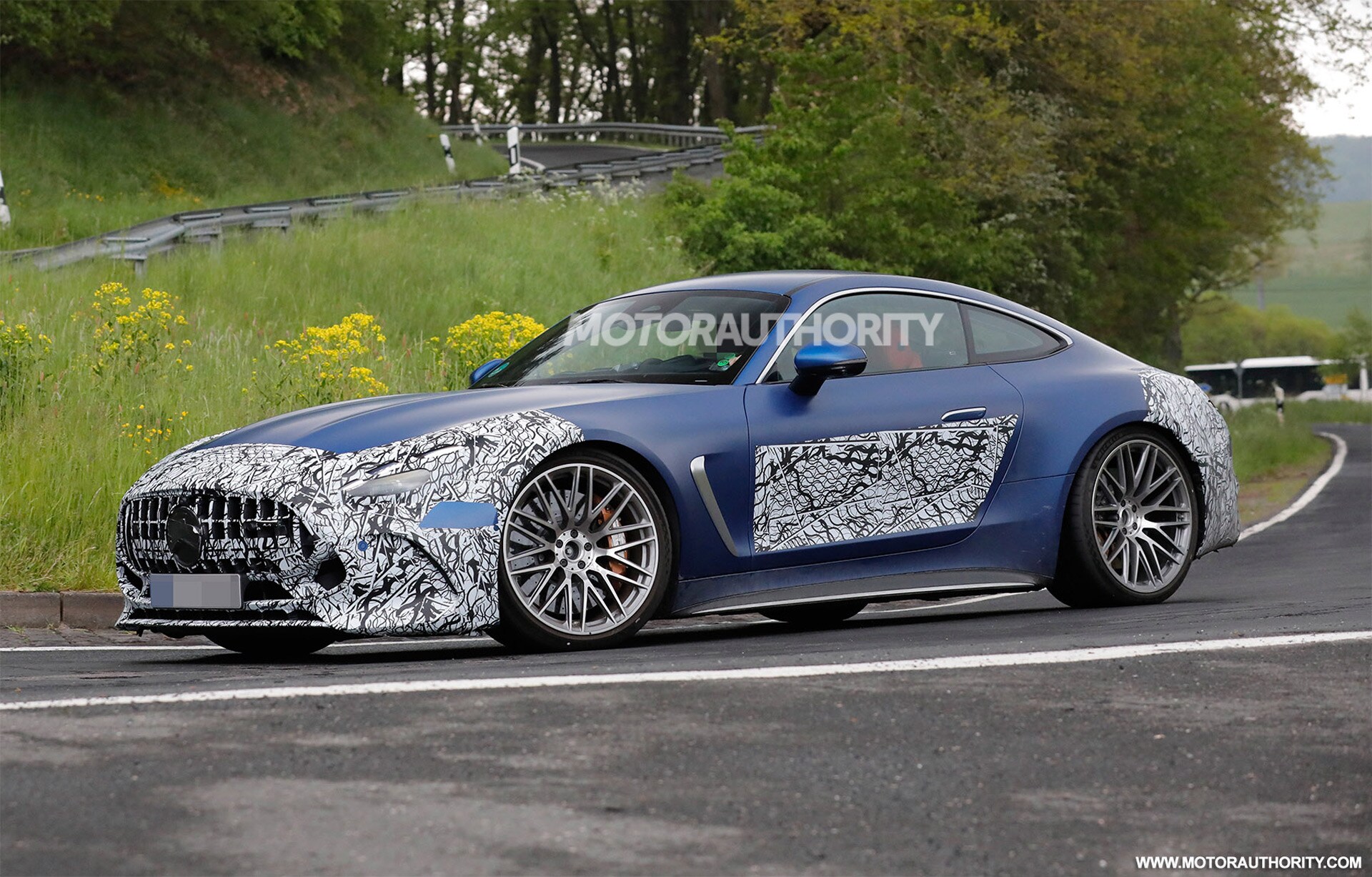 2024 AMG® GT Spy Shot Blue