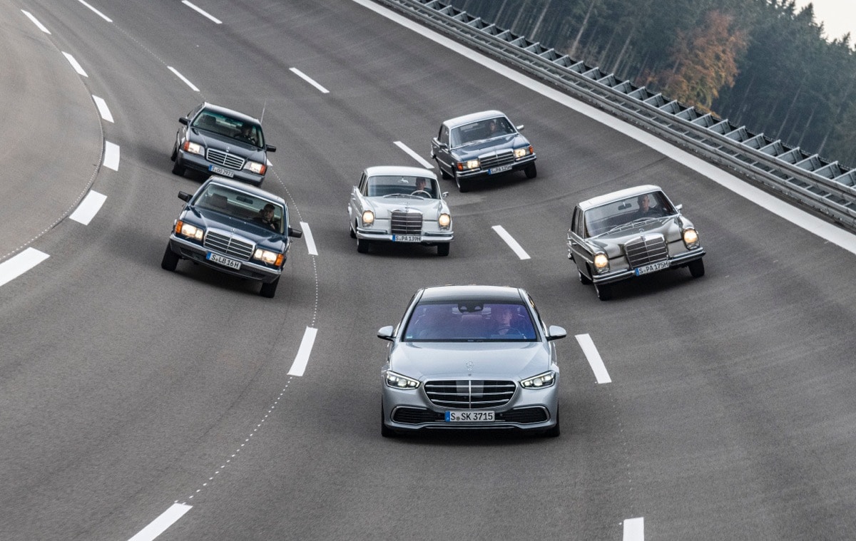 Mercedes-Benz S-Class 70 years generations