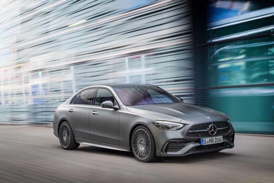2022 Mercedes-Benz C-Class silver speed