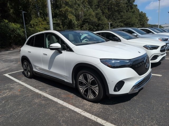 Certified 2024 Mercedes-Benz EQE SUV Base with VIN 4JGGM2BB0RA054060 for sale in Plano, TX