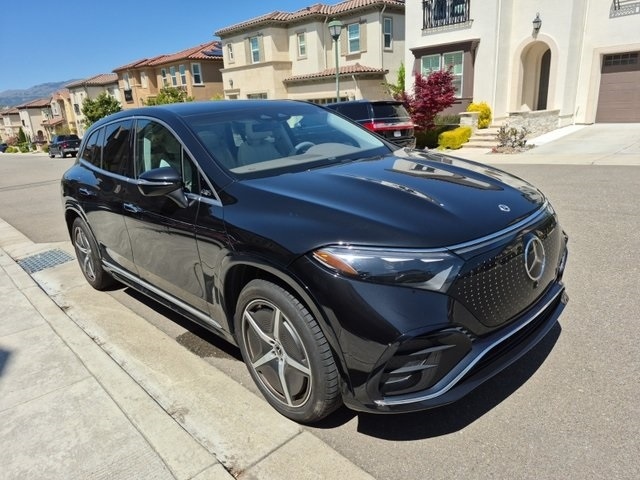 Certified 2023 Mercedes-Benz EQS SUV Base with VIN 4JGDM4EB7PA019104 for sale in Plano, TX