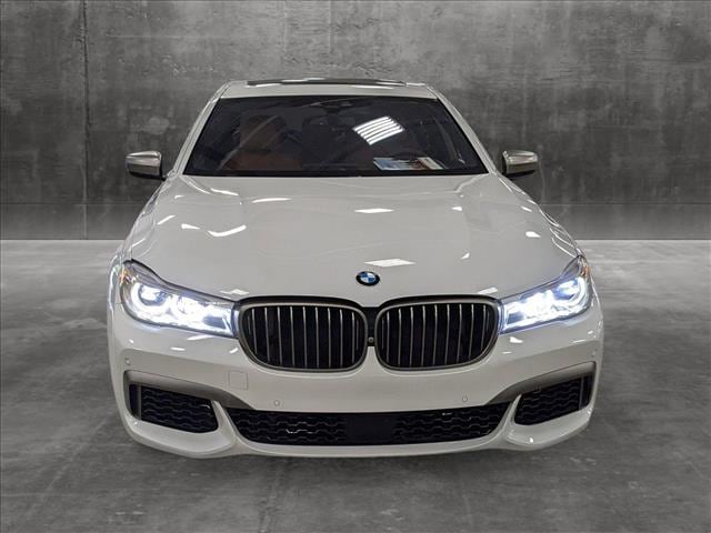 Used 2018 BMW 7 Series M760i with VIN WBA7H6C55JG614856 for sale in Pompano Beach, FL