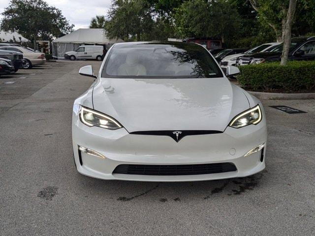 Used 2022 Tesla Model S Base with VIN 5YJSA1E58NF487280 for sale in Pompano Beach, FL