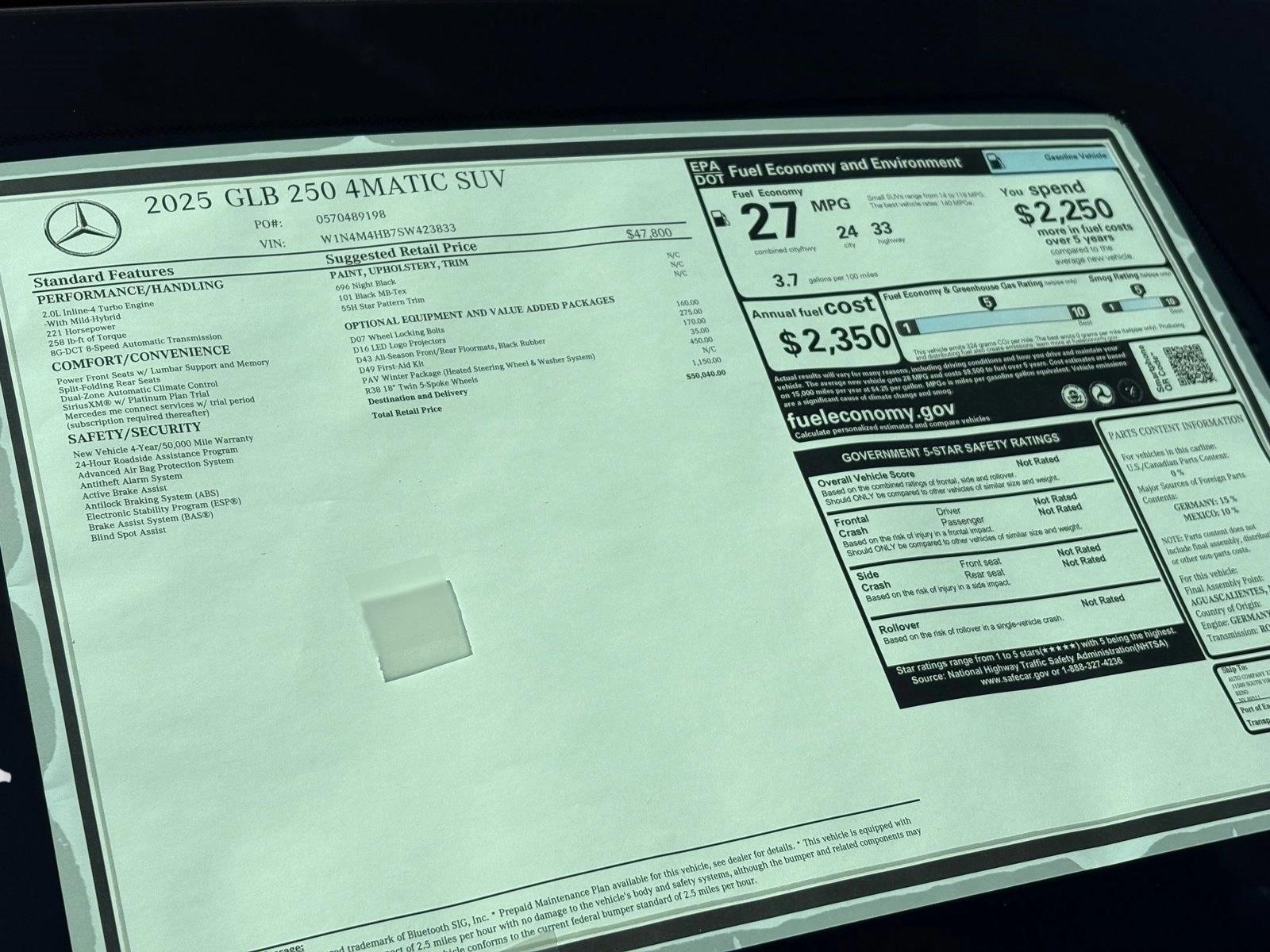 2025 Mercedes-Benz GLB Base - Photo 27