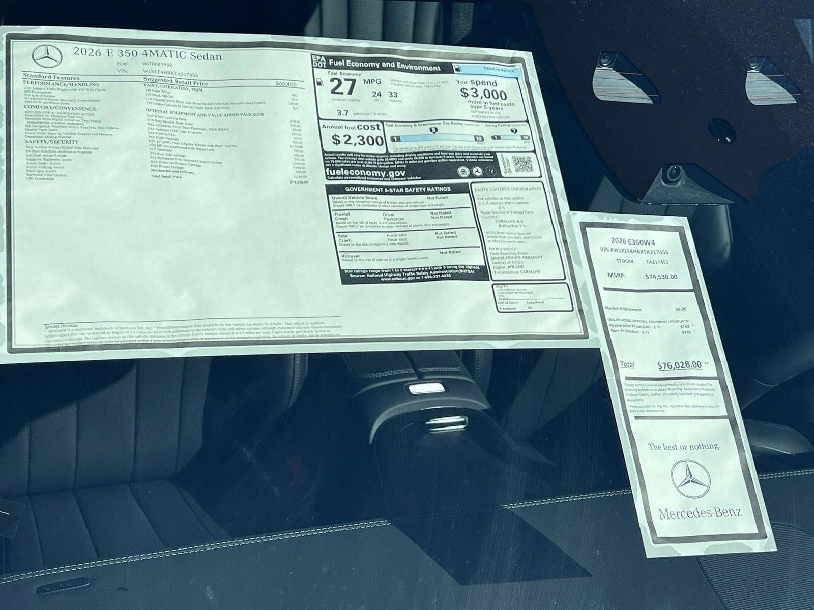2026 Mercedes-Benz E-Class E350 - Photo 18