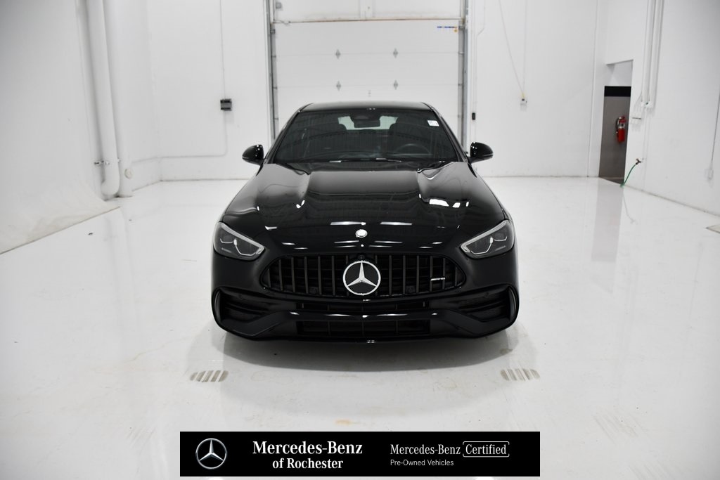 Certified 2025 Mercedes-Benz C-Class Sedan AMG C43 with VIN W1KAF8HB3SR246441 for sale in Rochester, Minnesota