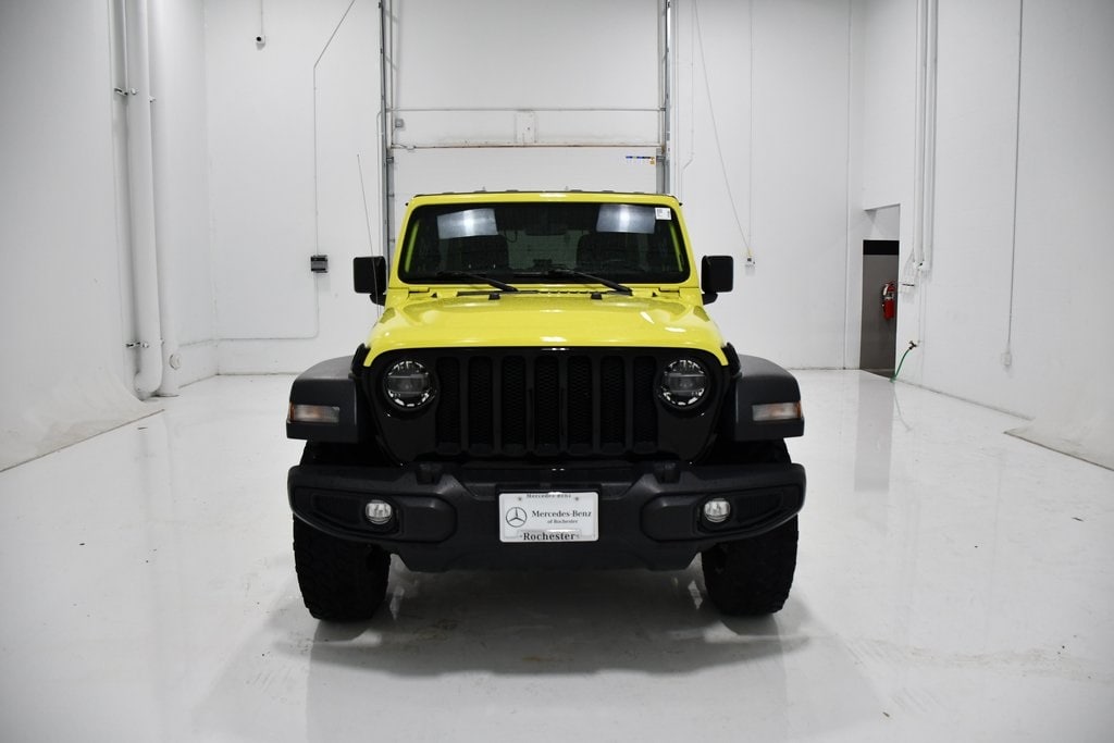 Used 2022 Jeep Wrangler Unlimited Willys with VIN 1C4HJXDGXNW209301 for sale in Rochester, Minnesota