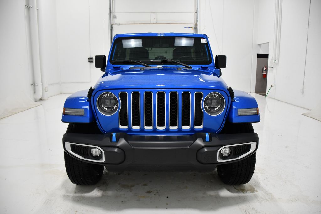Used 2023 Jeep Wrangler 4xe Sahara 4XE with VIN 1C4JJXP68PW554186 for sale in Rochester, Minnesota